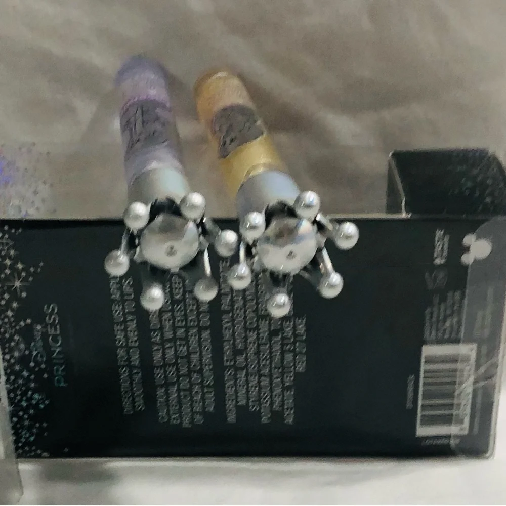 Lavender and Rose Crown Lip Gloss Set.0.14fl oz